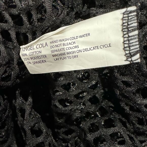 Angel Cola Mesh Knit Tank Top Shimmer Y2K Women’s Medium - Picture 2 of 5